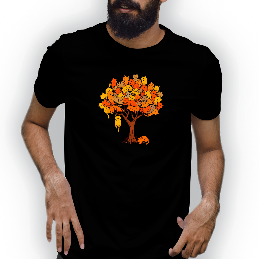 Playera Árbol Gatos