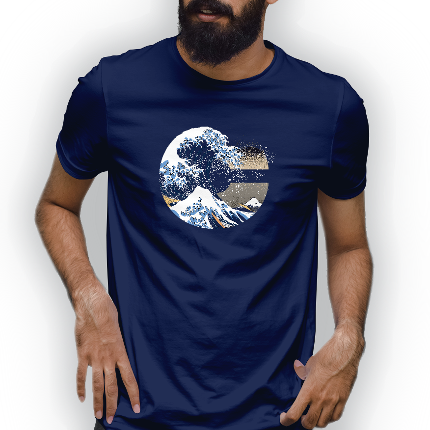 Playera Ola De Canagawa