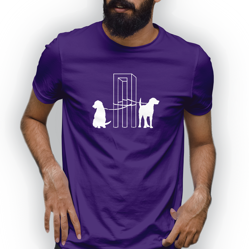 Playera Perros Atados Al Infinito
