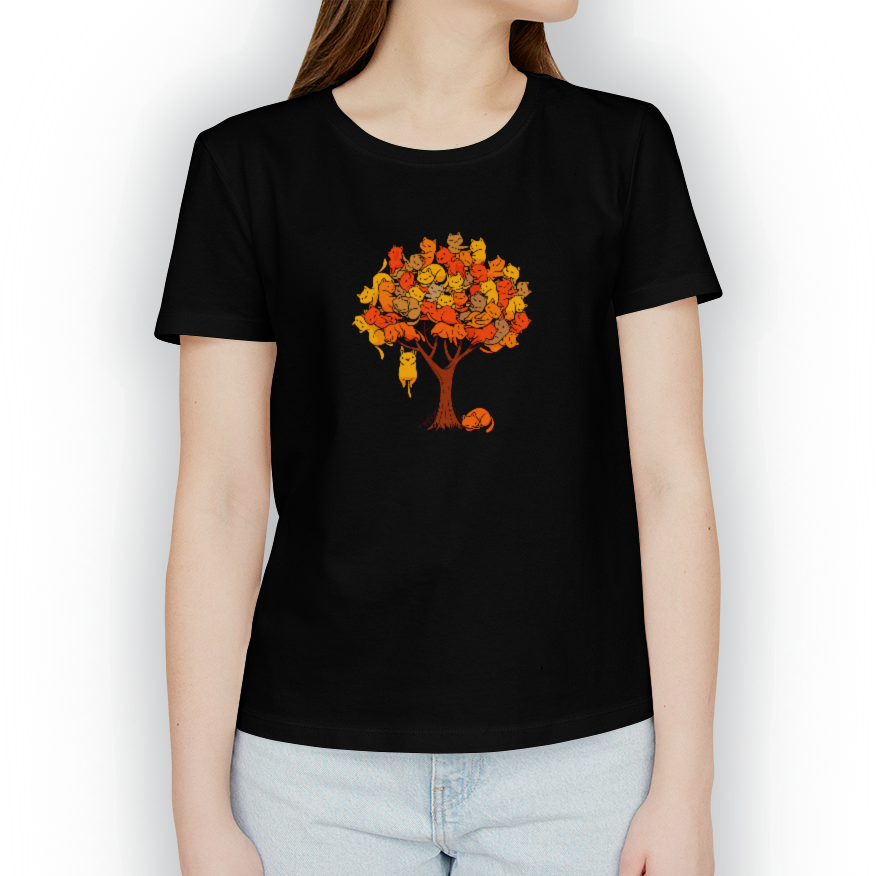 Playera Árbol Gatos