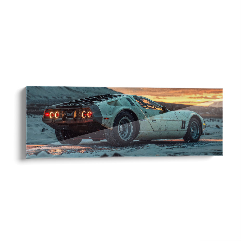 Auto Deportivo Atardecer