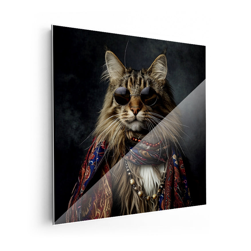 Gato Gafas Oscuras