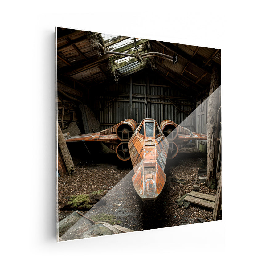 X Wing Abandonada En Granero