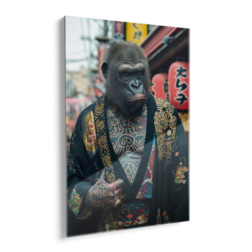 Gorila Oriental En Calles