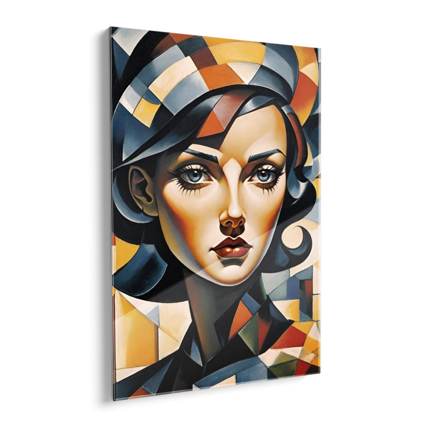 Mujer Gorro Cubismo
