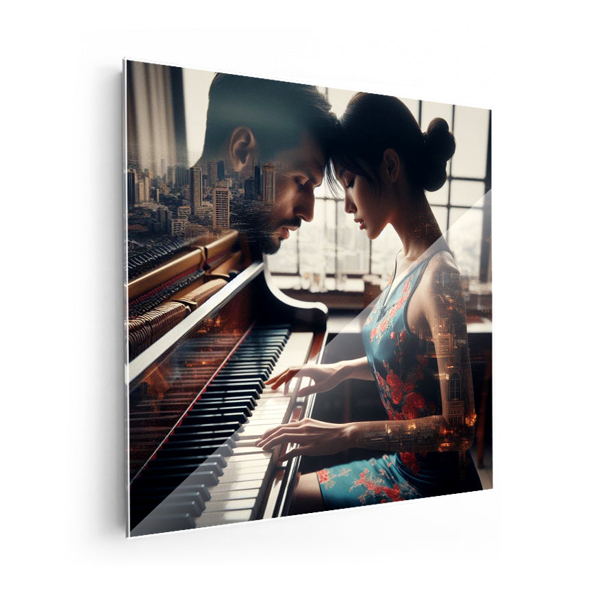 Pianista Con Reflejo