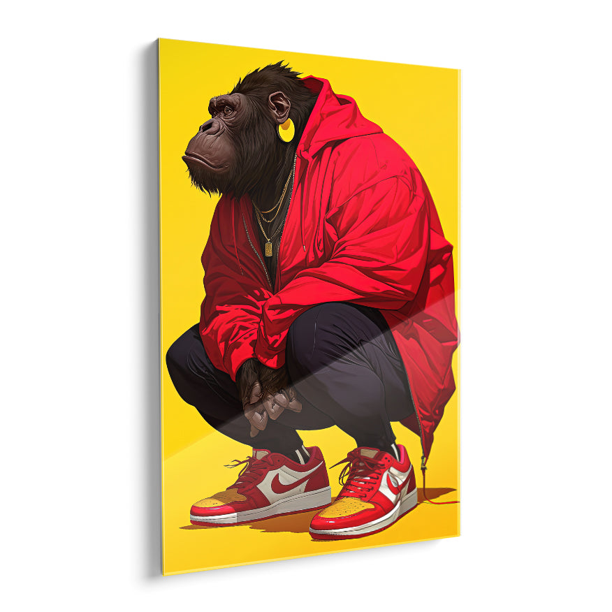 Gorila Chamarra Roja