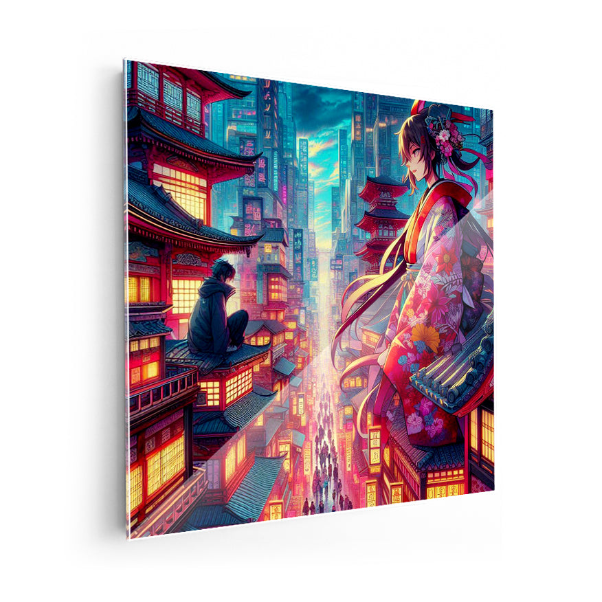 Ciudad Hombre Y Mujer