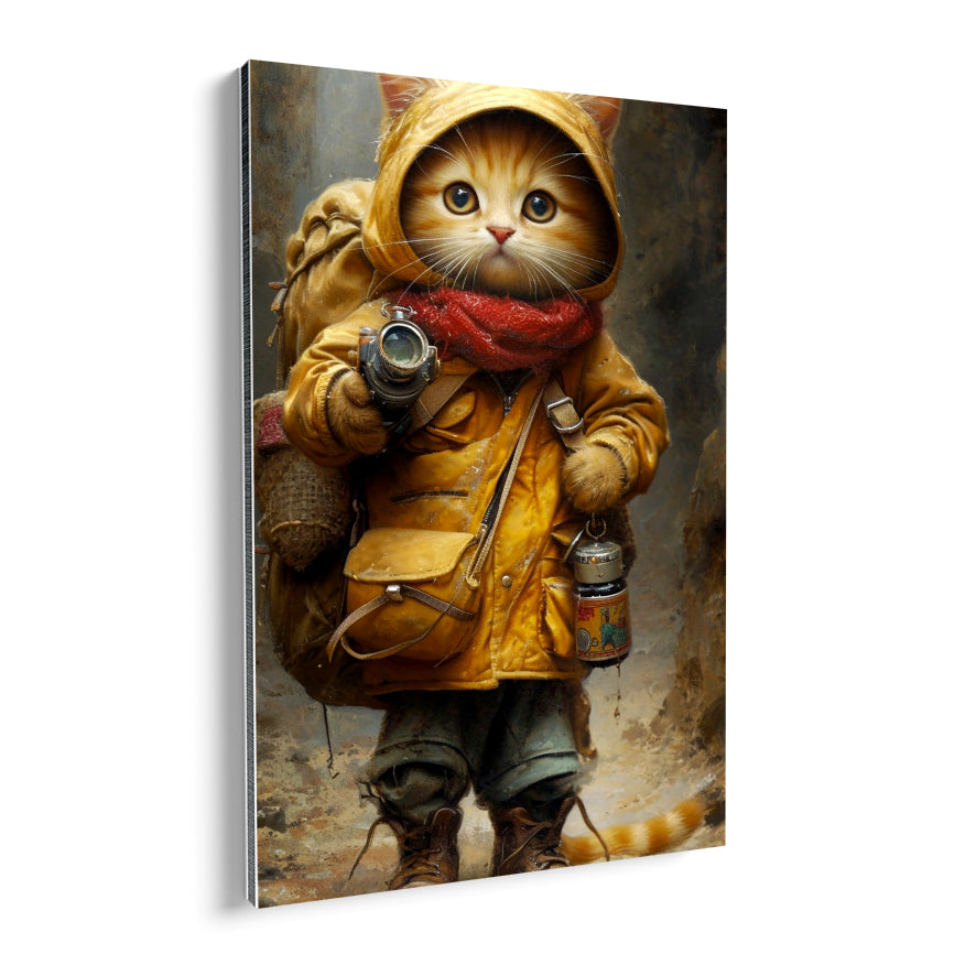 Gato Explorador con Cámara