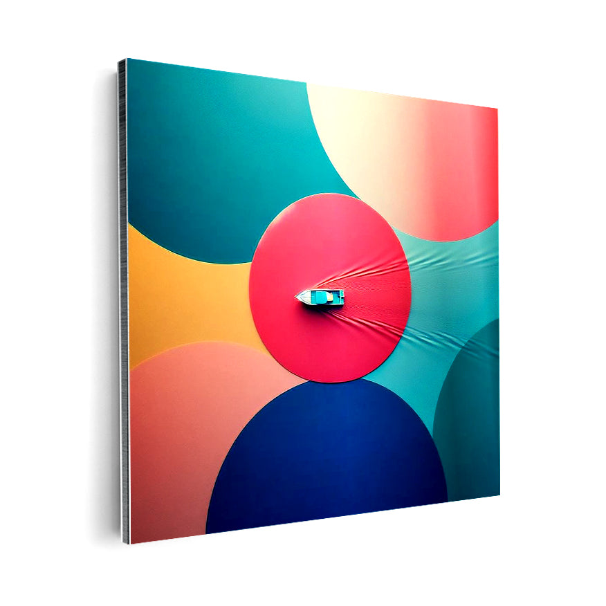 Bote Sobre Tela Lunares