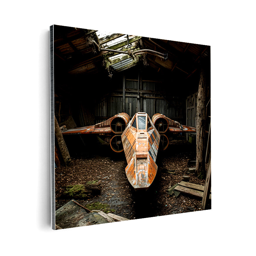 X Wing Abandonada En Granero