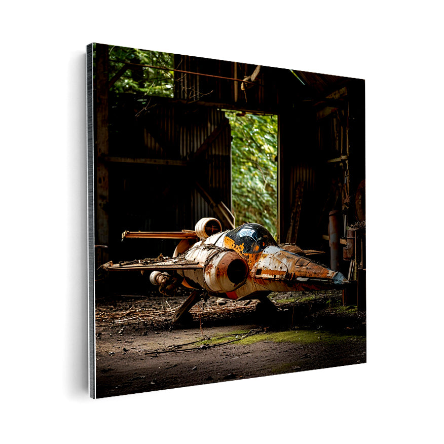 Nave Oxidada En Granero