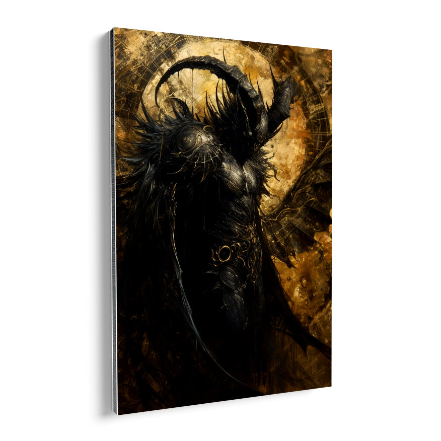 Demonio Dorado Y Negro