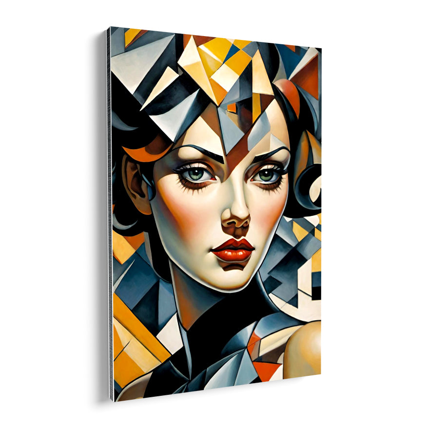 Mujer Futurista Cubismo