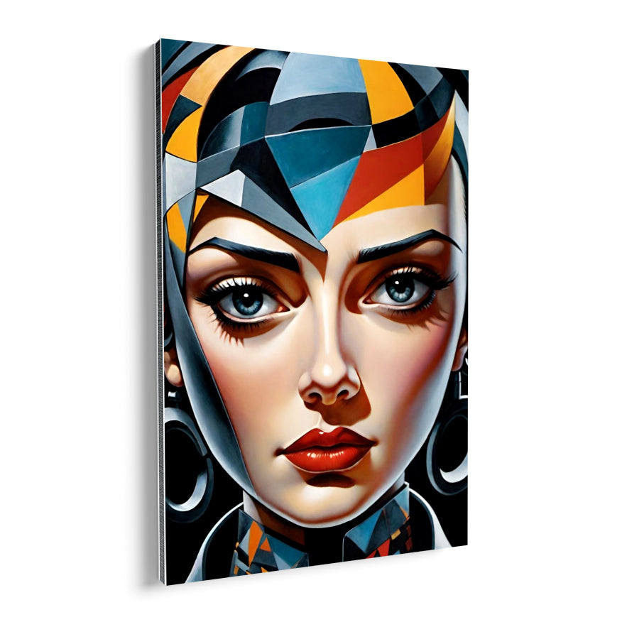 Chica Cubismo Futurista