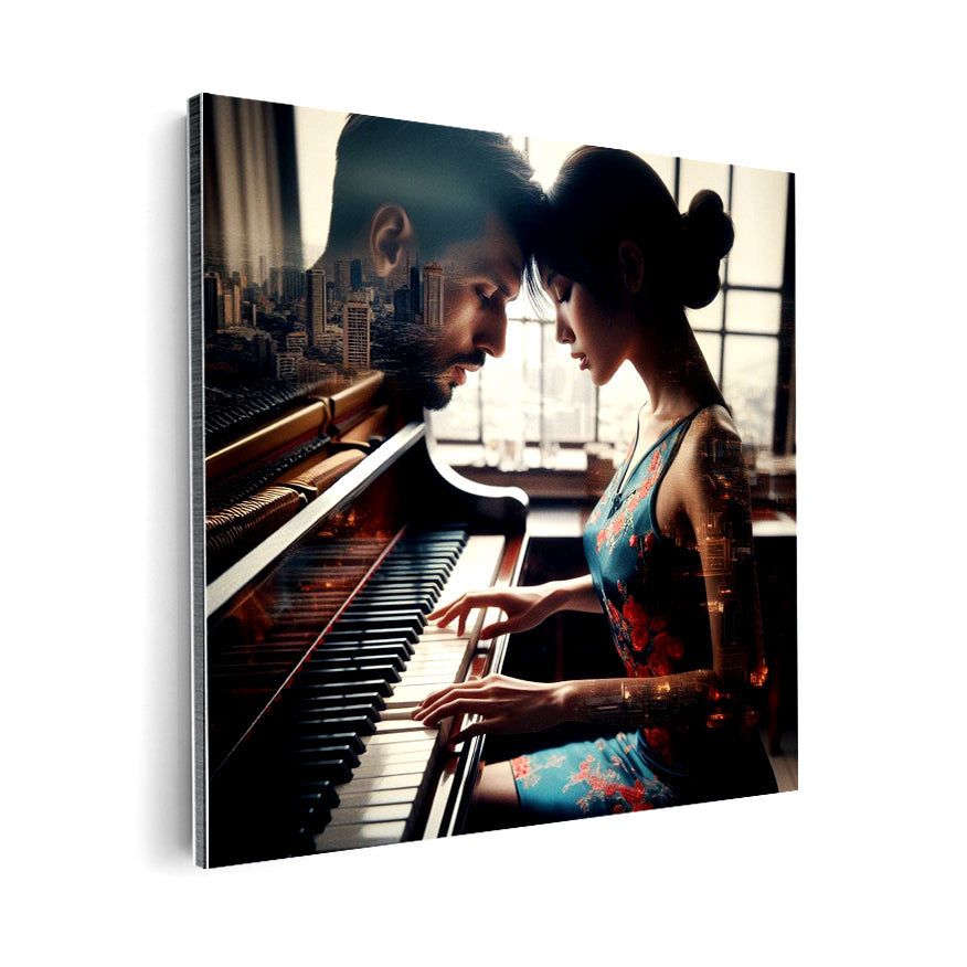 Pianista Con Reflejo