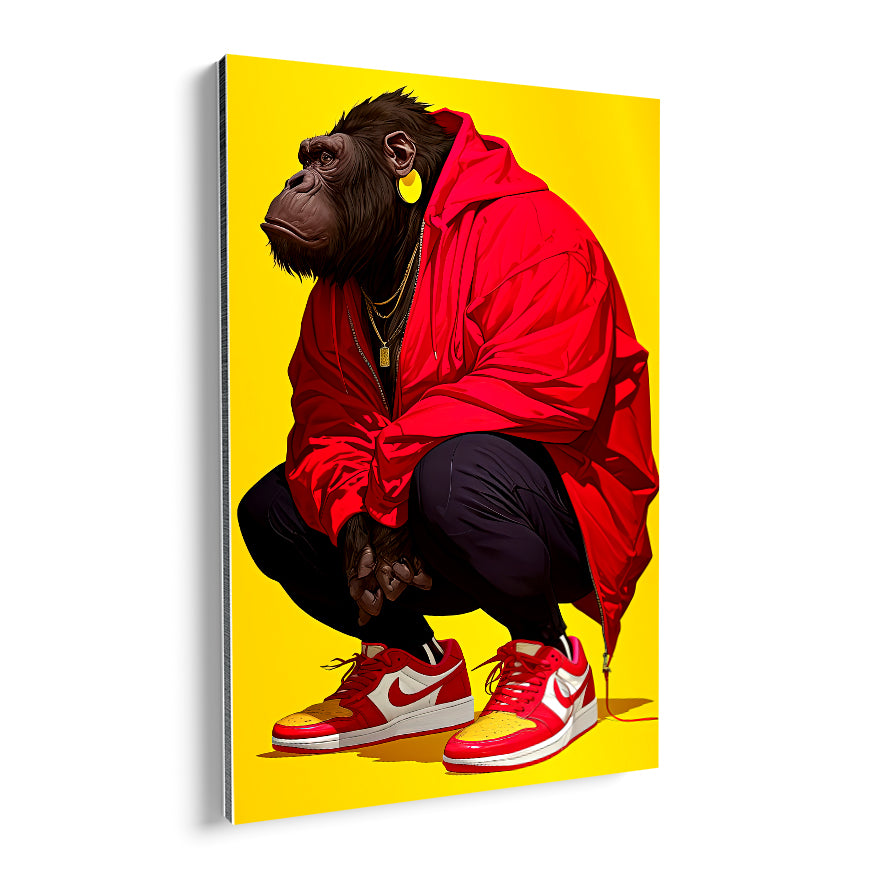 Gorila Chamarra Roja