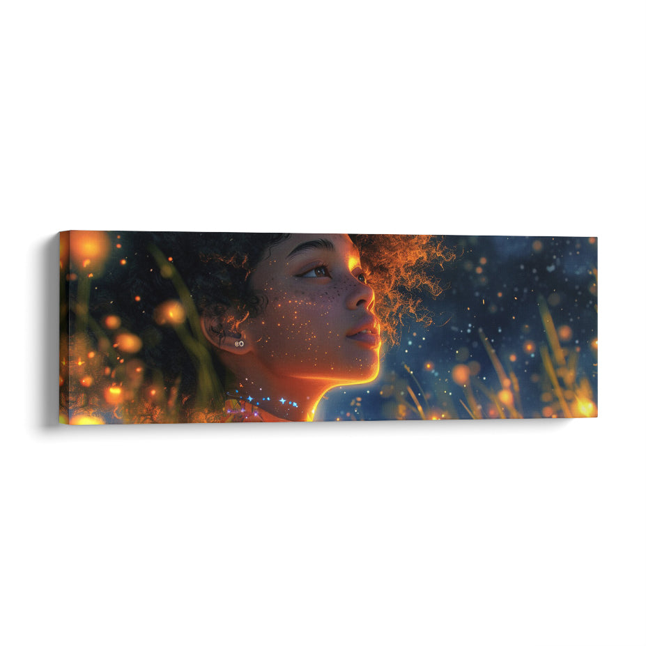 Chica Mirada en la Noche