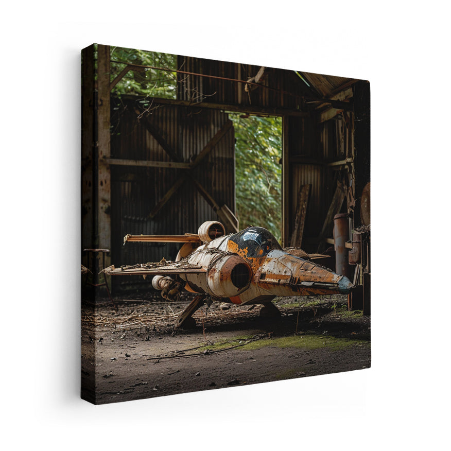 Nave Oxidada En Granero