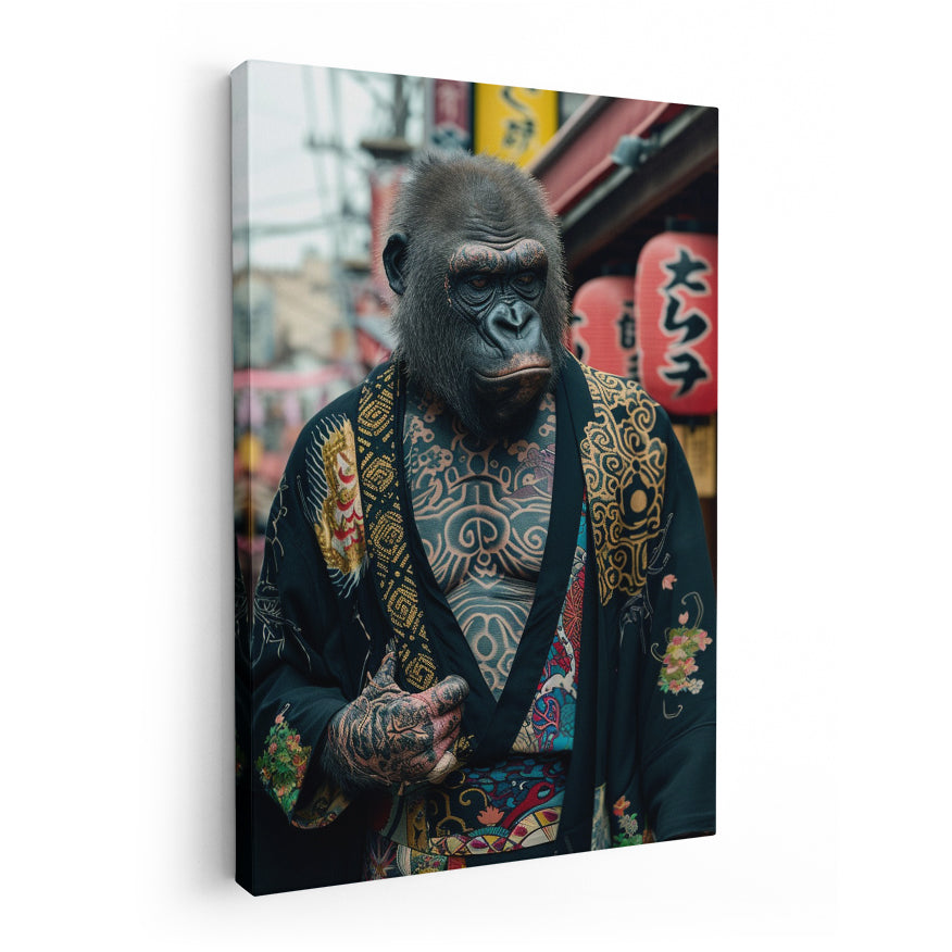 Gorila Oriental En Calles