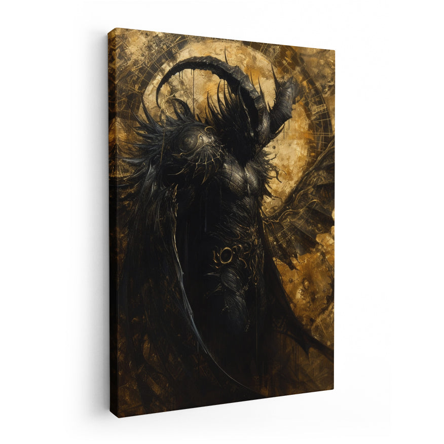 Demonio Dorado Y Negro