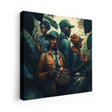 Familia En Plantación