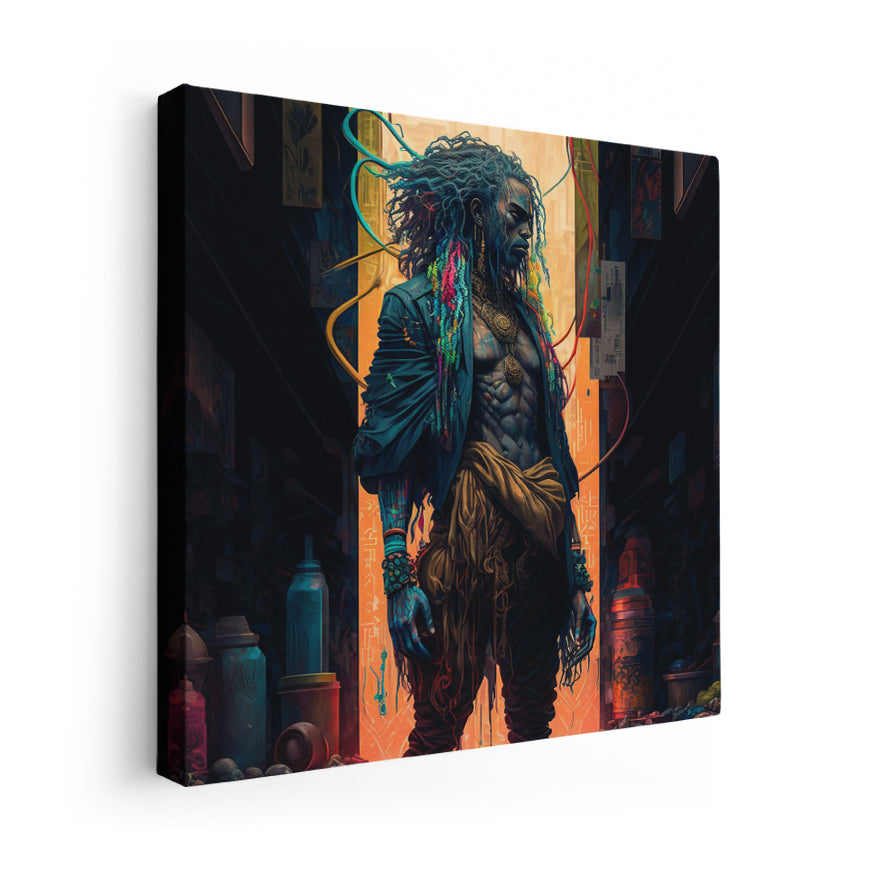 Ciber Hombre Afroamericano