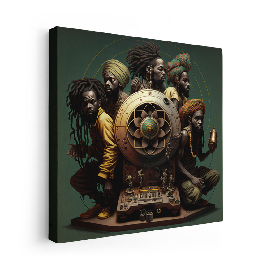 Jamaiquinos Con Máquina Del Tiempo