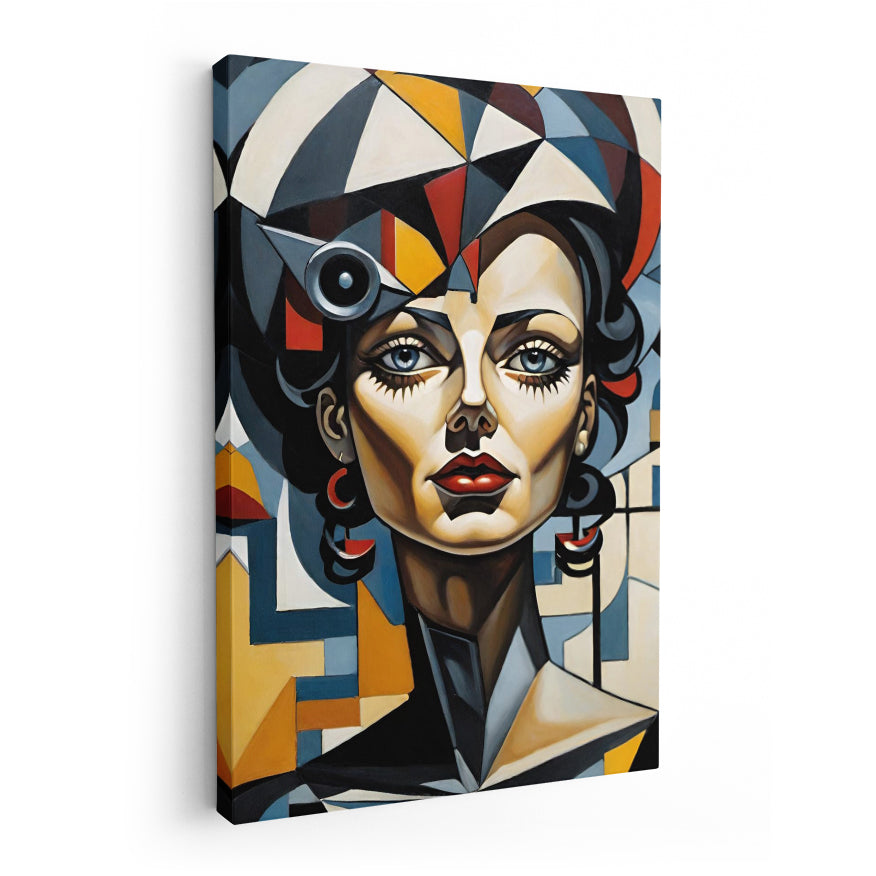 Retrato Cubista Mujer