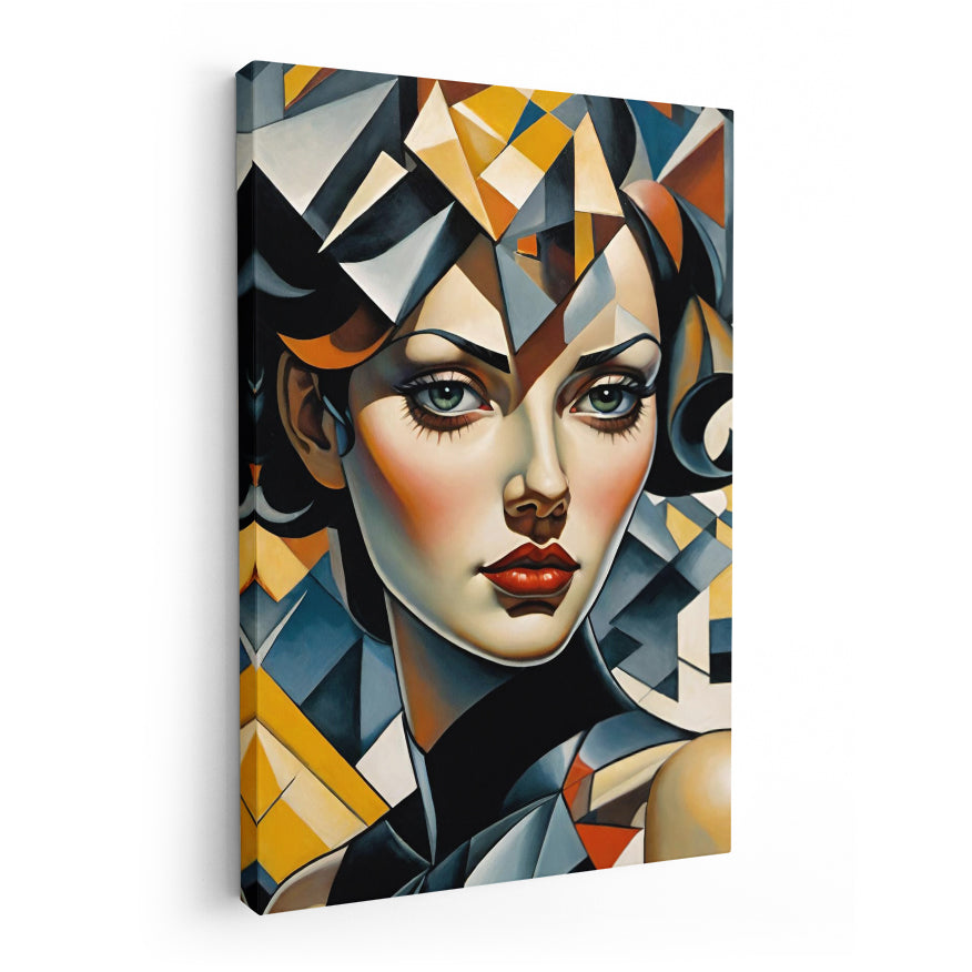 Mujer Futurista Cubismo