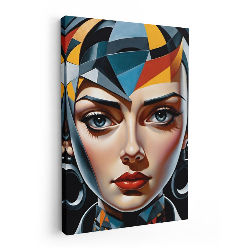 Chica Cubismo Futurista