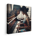 Pianista Con Reflejo