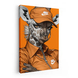 Chica Jirafa Actitud