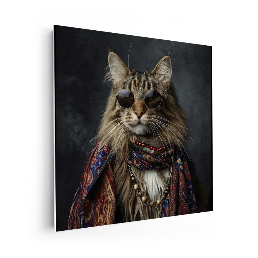 Gato Gafas Oscuras