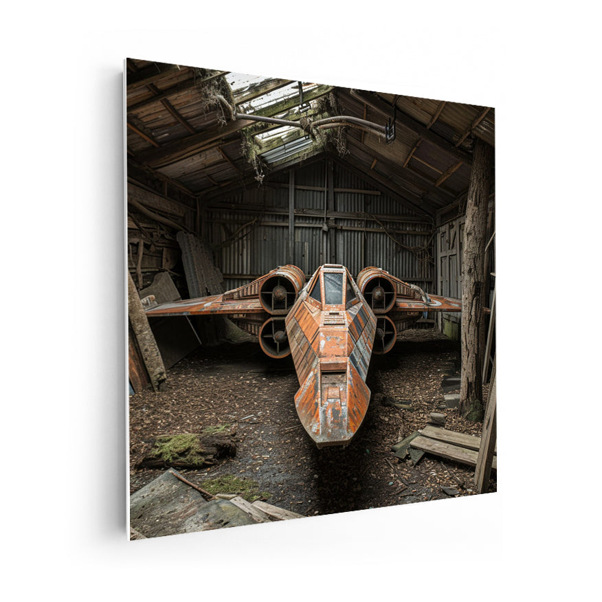 X Wing Abandonada En Granero