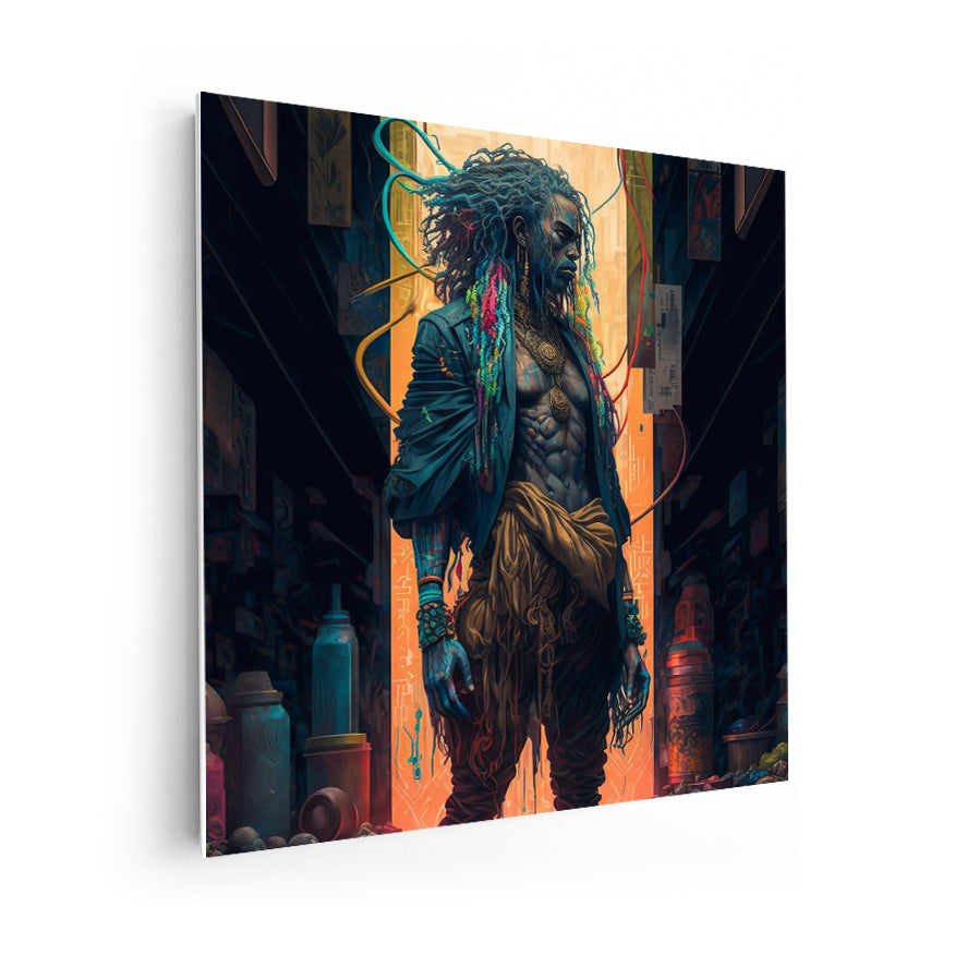 Ciber Hombre Afroamericano