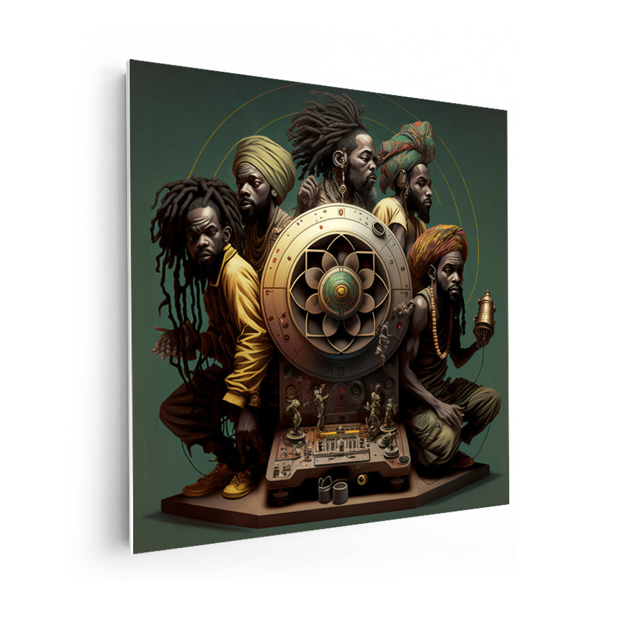 Jamaiquinos Con Máquina Del Tiempo