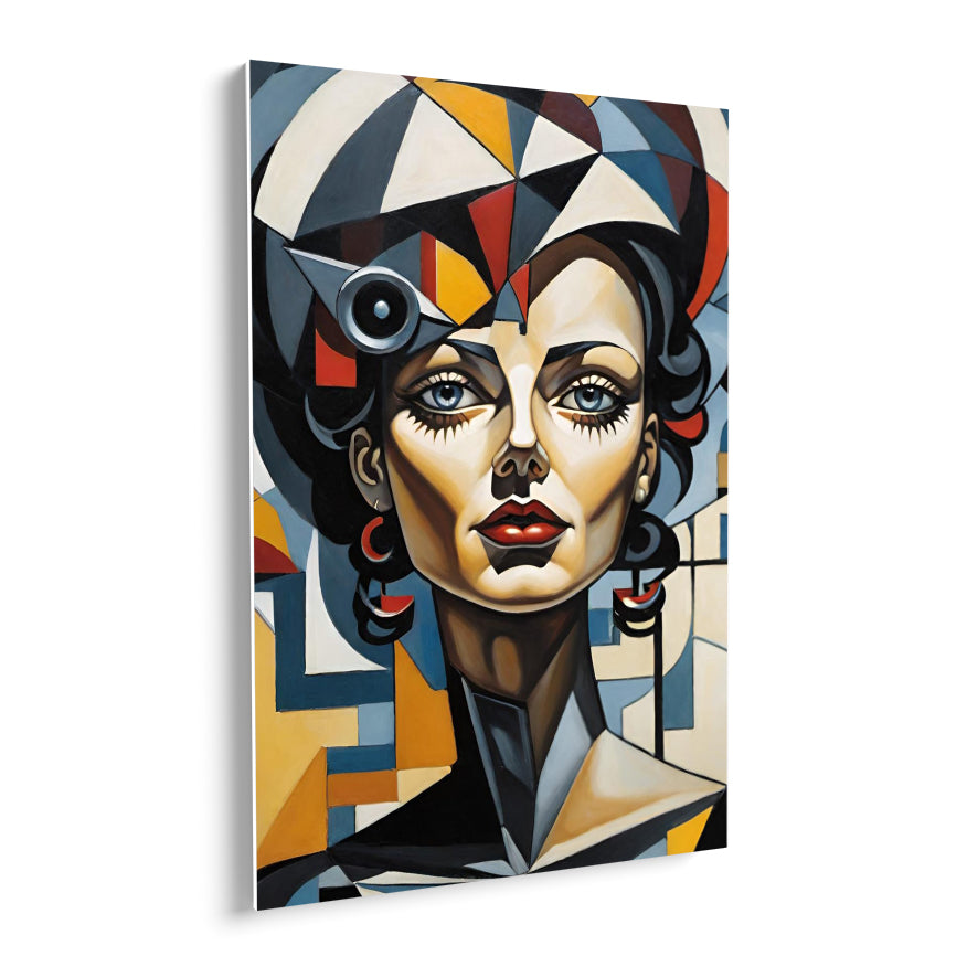 Retrato Cubista Mujer