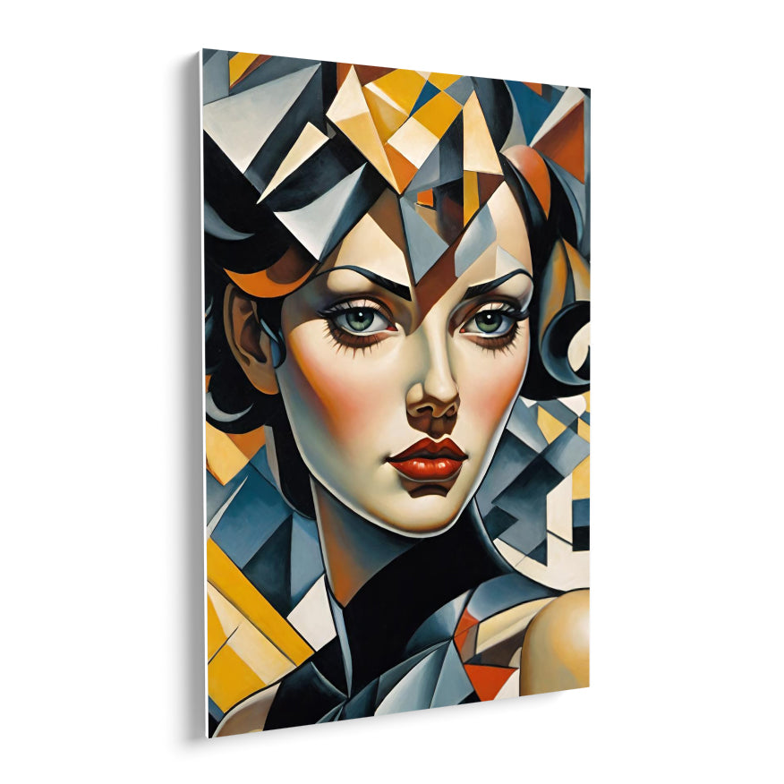 Mujer Futurista Cubismo