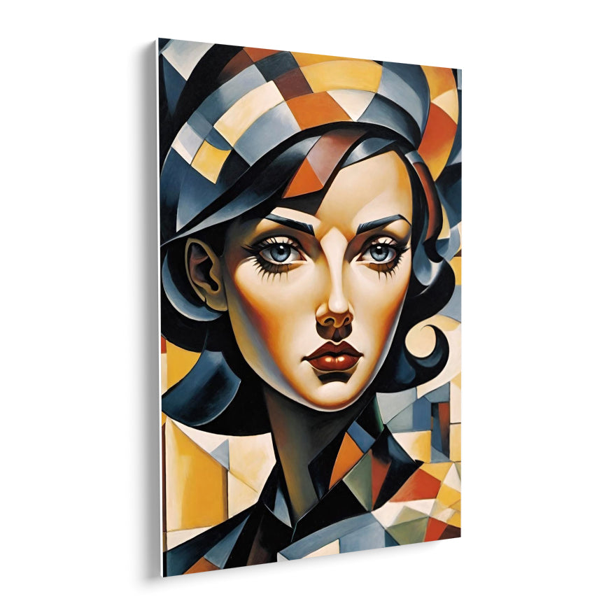 Mujer Gorro Cubismo