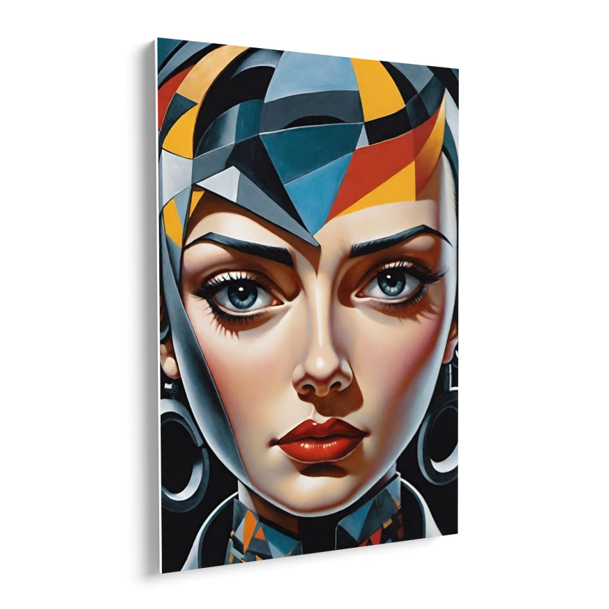 Chica Cubismo Futurista