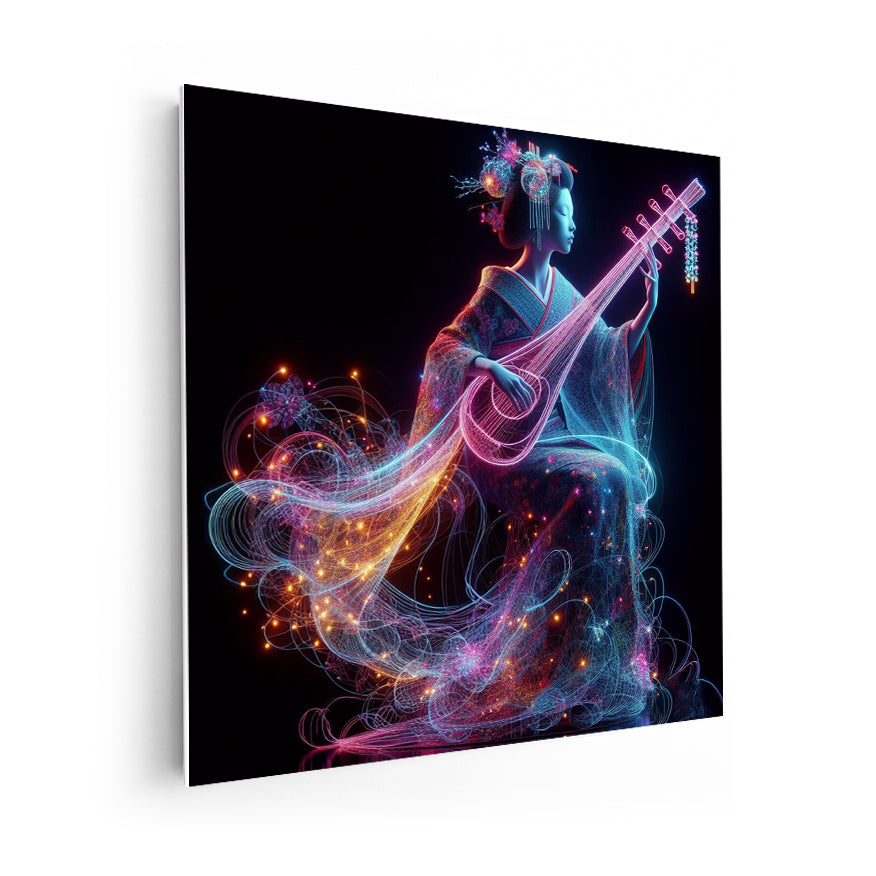 Mujer Tocando Shanisen