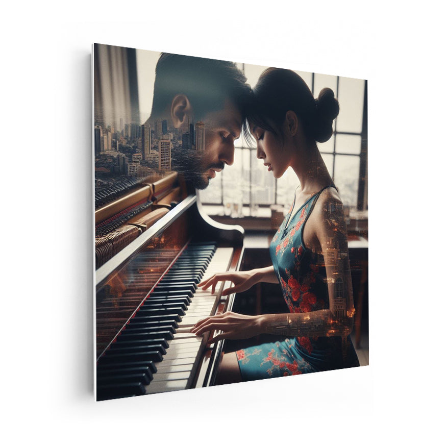 Pianista Con Reflejo