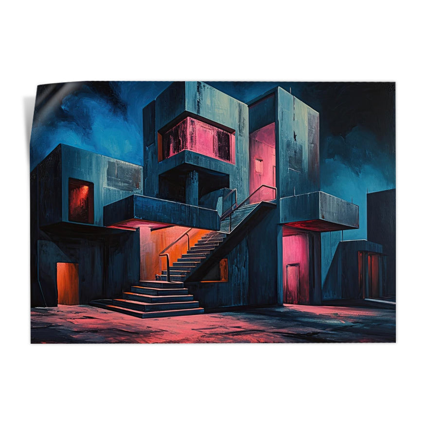 Arquitectura Futurista Pintura 1