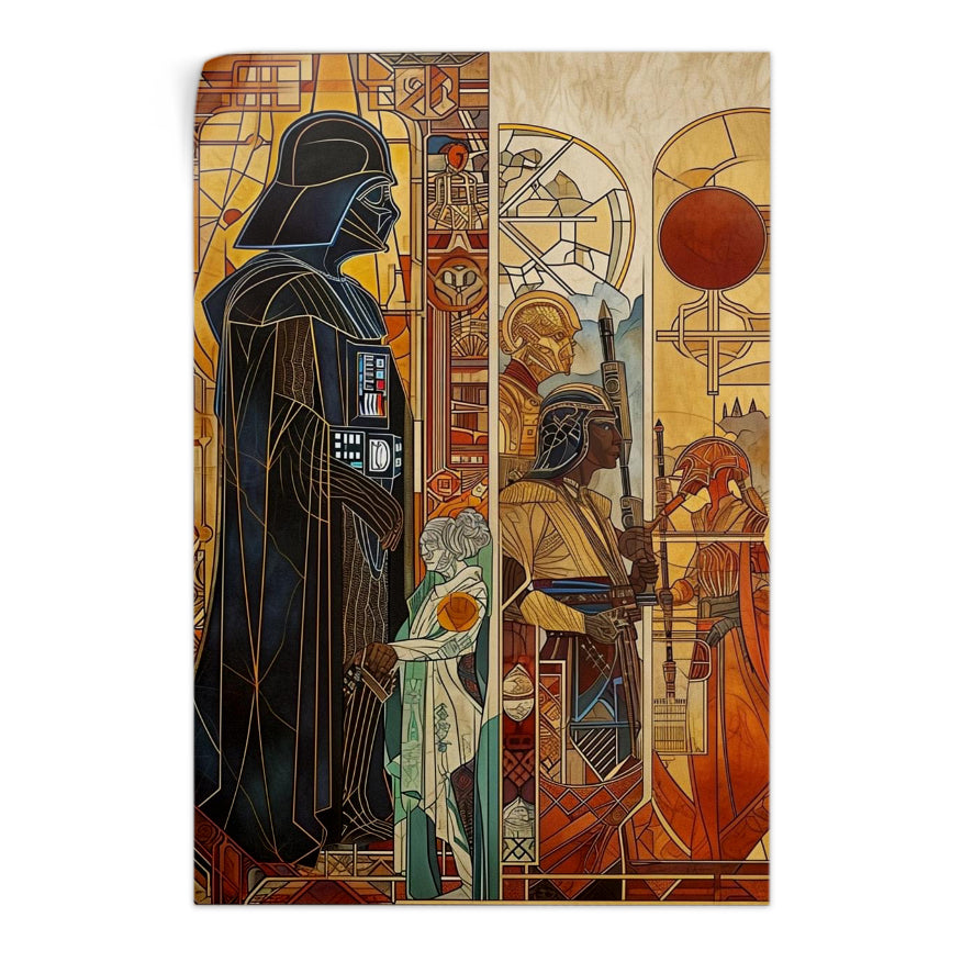 Darth Vader Princesa Leia Vitral