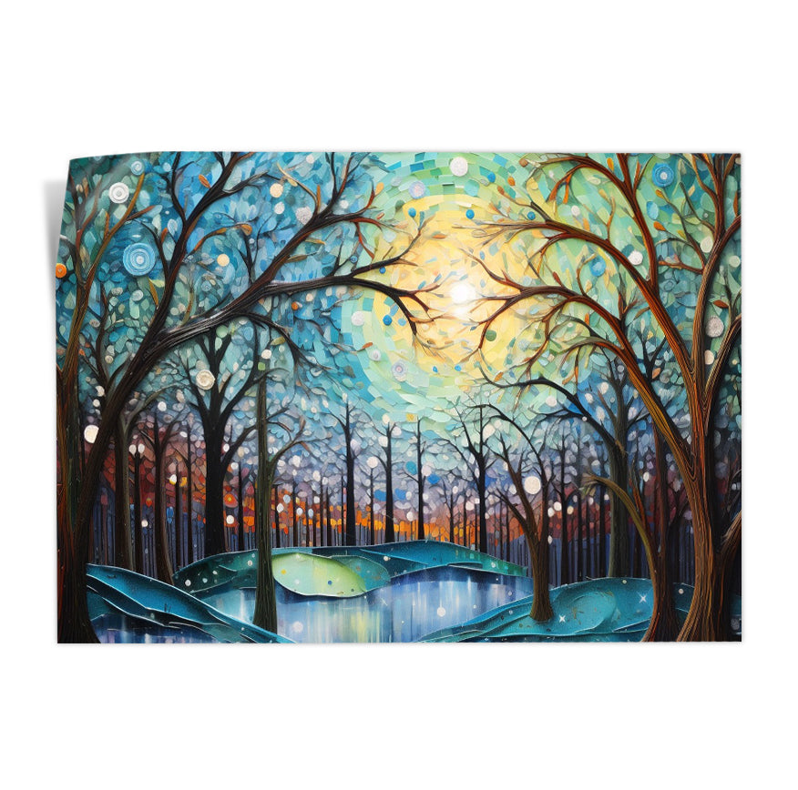 Bosque Otoñal y Lago