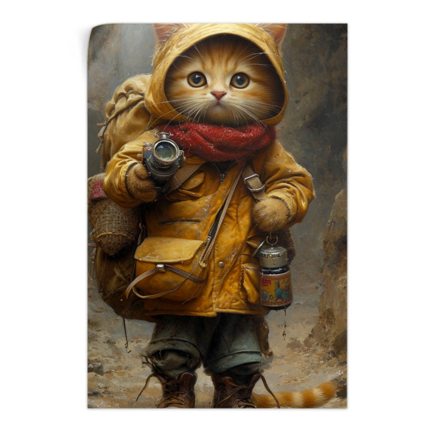 Gato Explorador con Cámara