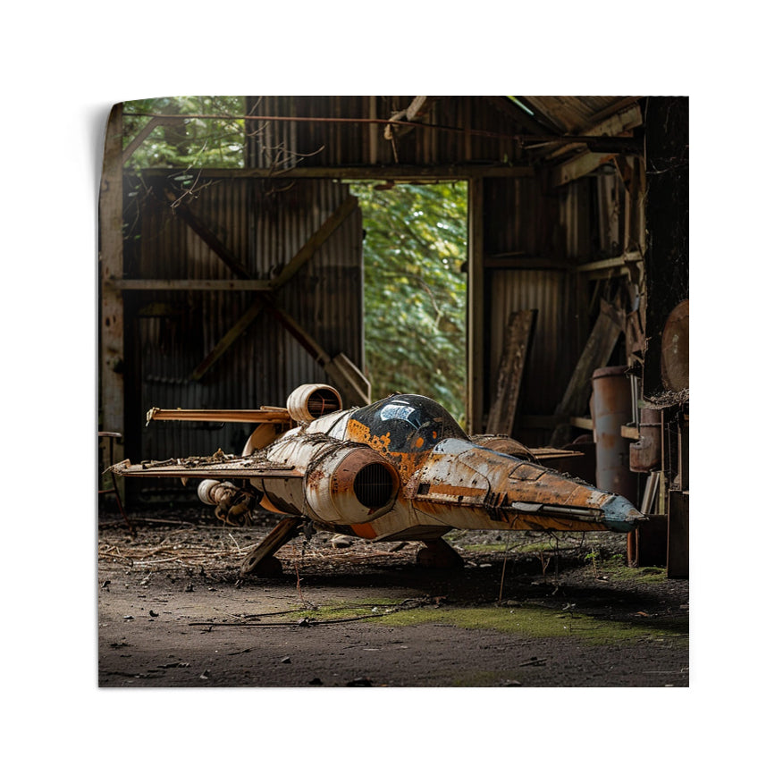 Nave Oxidada En Granero