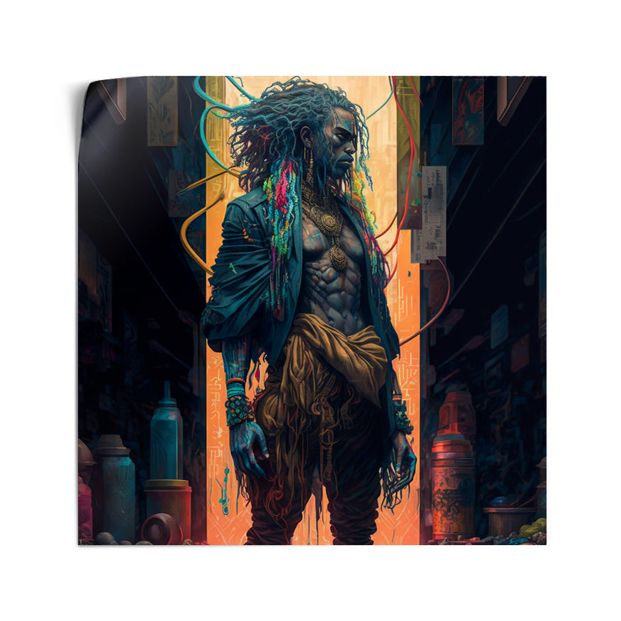 Ciber Hombre Afroamericano