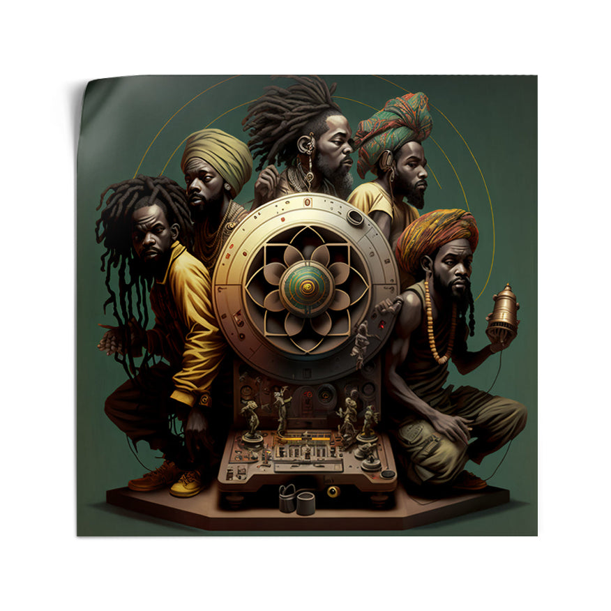 Jamaiquinos Con Máquina Del Tiempo